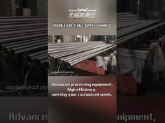 Tubos de acero inoxidable resistentes a la corrosión para uso industrial y civil