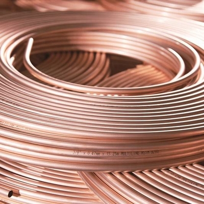 Aire acondicionado de refrigeración de alta calidad que conecta el tubo de cobre Bobina de panqueque Bobina de cobre capilar Tubo de cobre