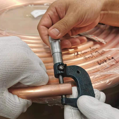 Aire acondicionado de refrigeración de alta calidad que conecta el tubo de cobre Bobina de panqueque Bobina de cobre capilar Tubo de cobre