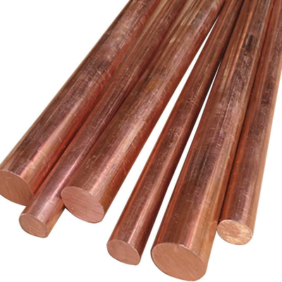 ASTM B187 C12200 Barra redonda de cobre desoxidado por fósforo Excelente resistencia a la corrosión para intercambiadores de calor