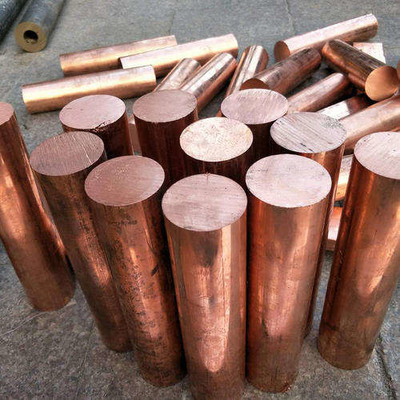 ASTM B187 C12200 Barra redonda de cobre desoxidado por fósforo Excelente resistencia a la corrosión para intercambiadores de calor