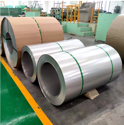 Largo 1000mm-6000mm de acero inoxidable de la bobina laminada en frío espesor 0.3mm-3.0mm en construcción