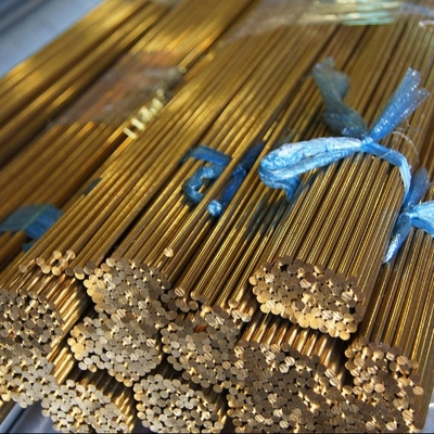 Material de cobre resistente a la corrosión C2100 C21000 Cuzn5 CZ125 H95 Barra de cobre sólida