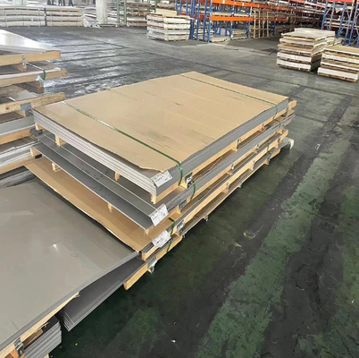 Superficie pulida con película de protección de corte por láser 201 301 304 316 309S 430 420 placa de acero inoxidable laminada en frío