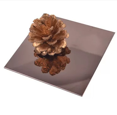Hoja de acero inoxidable pulido de lujo perfecta para decoración interior y exterior de alta gama