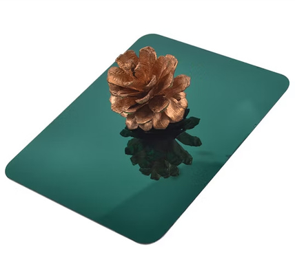 Hoja de acero inoxidable pulido de lujo perfecta para decoración interior y exterior de alta gama