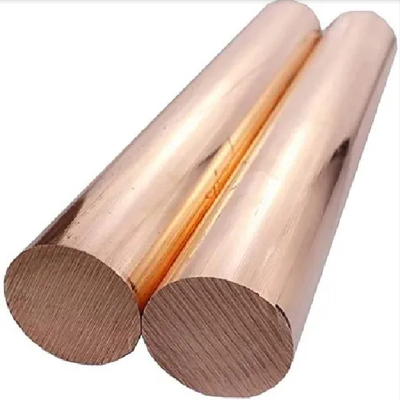 JIS H3250 C1100 Superficie pulida de barra redonda de cobre puro para ingeniería eléctrica