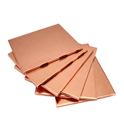Material de cobre puro C10100 C10200 C10300 de la hoja el 99% del cobre de ASTM 4x8