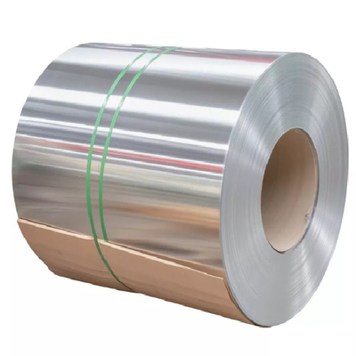 Estándares estéticos bobina de acero inoxidable laminada en frío No 4 superficie de hendidura borde del molino